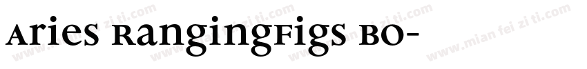 Aries RangingFigs Bo字体转换